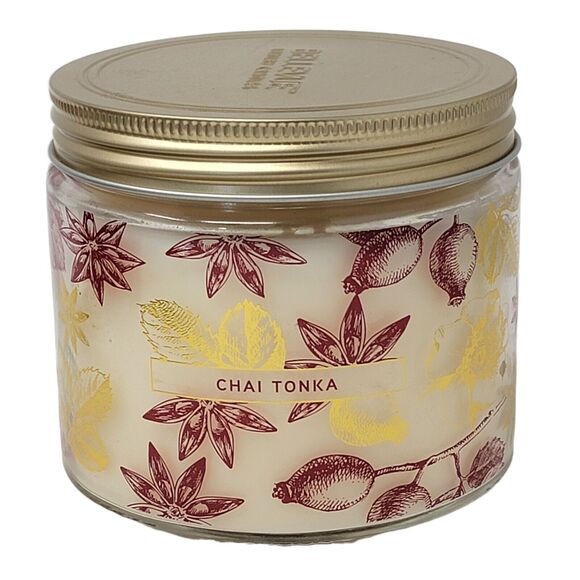 Bellevue Luxury‎ Candles Chai Tonka Two Wick 12oz Fall Autumn Cozy Spice Soy Wax - Picture 1 of 9